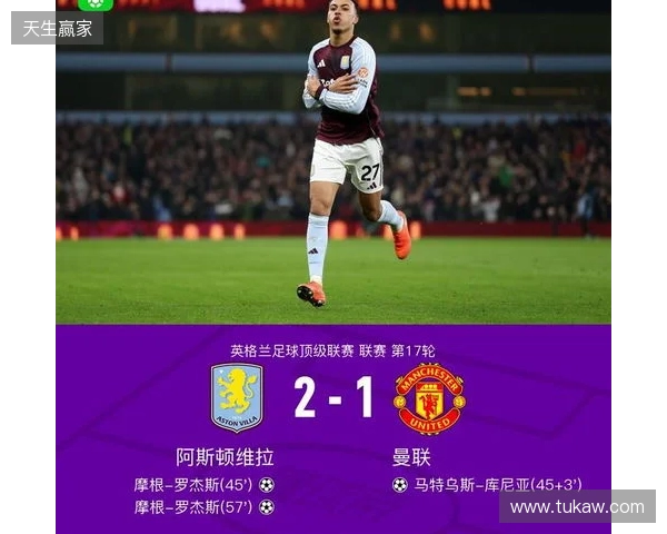 剑南春|曼联1-2客负维拉,罗杰斯连场双响,库尼亚破门 剑南春|曼联1-2客负维拉,罗杰斯连场双响,库尼亚破门